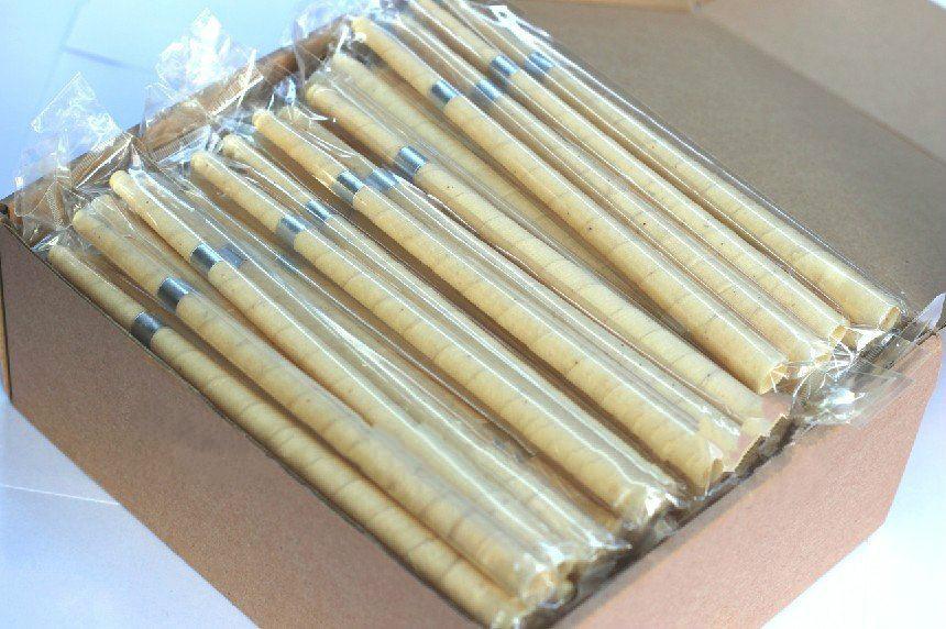 Authentic pure beewax ear candle with protective disc organic unbleached muslin fabric 142pcs/lot free shipping