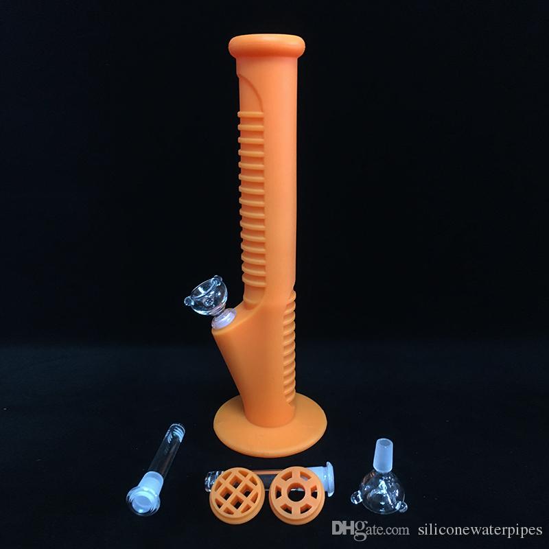 14 Inch Orange Silicone Water Pipes With 14.4mm Joint Glass sets Unbreakable Bongs Silicone Bongs
14 Inch Orange Silicone Water Pipes With 14.4mm Joint Glass sets Unbreakable Bongs Silicone Bongs