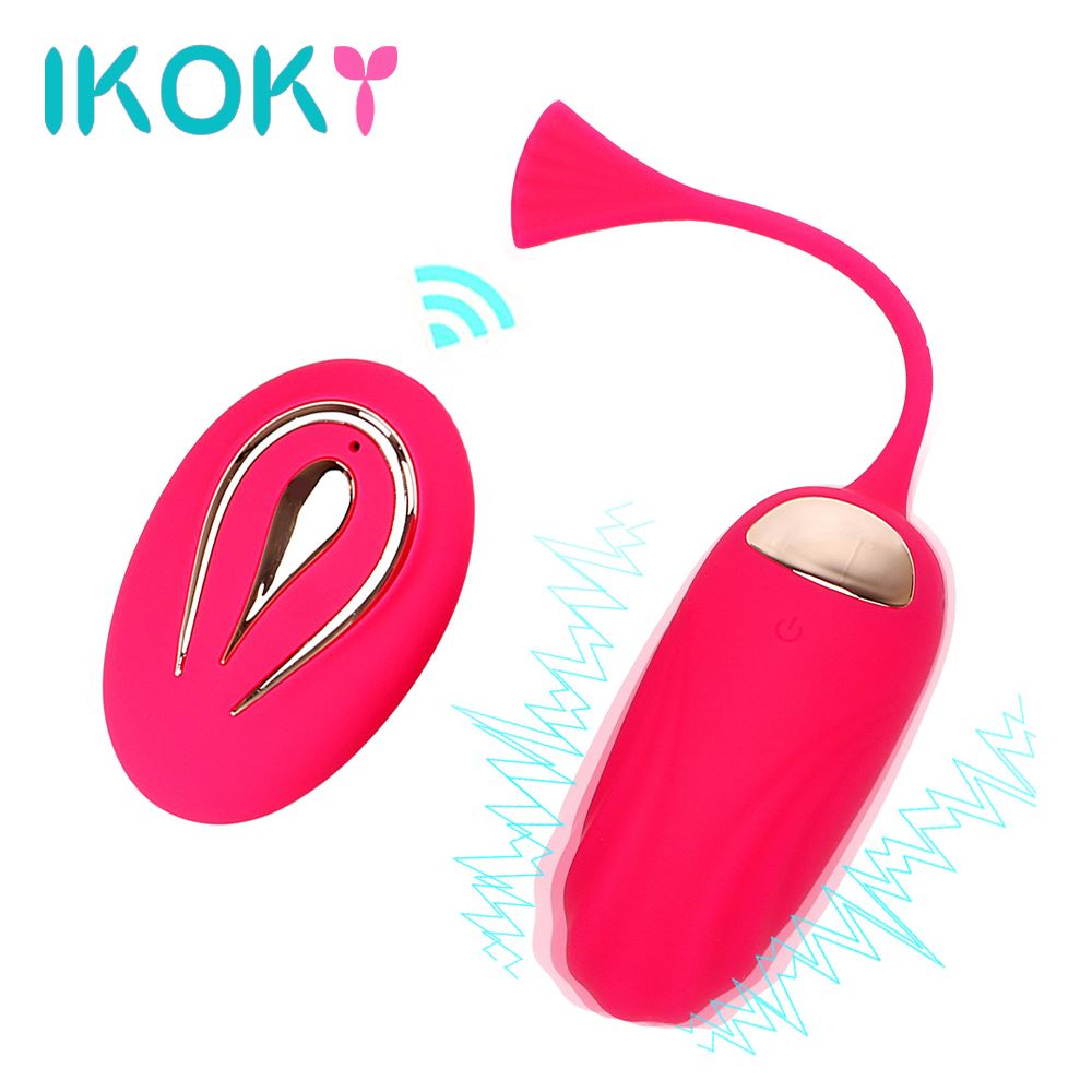 

IKOKY 12 Speeds Vibrating Egg Wireless Remote Control G-spot Clitoris Stimulator Sex Toys for Women Waterproof Erotic q170718