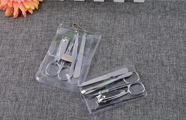 High Quality 50pcs Stainless Steel Nail Care Set Pedicure Scissors Tweezer Knife Ear Pick Utility Nail Clipper Kit Manicure Set