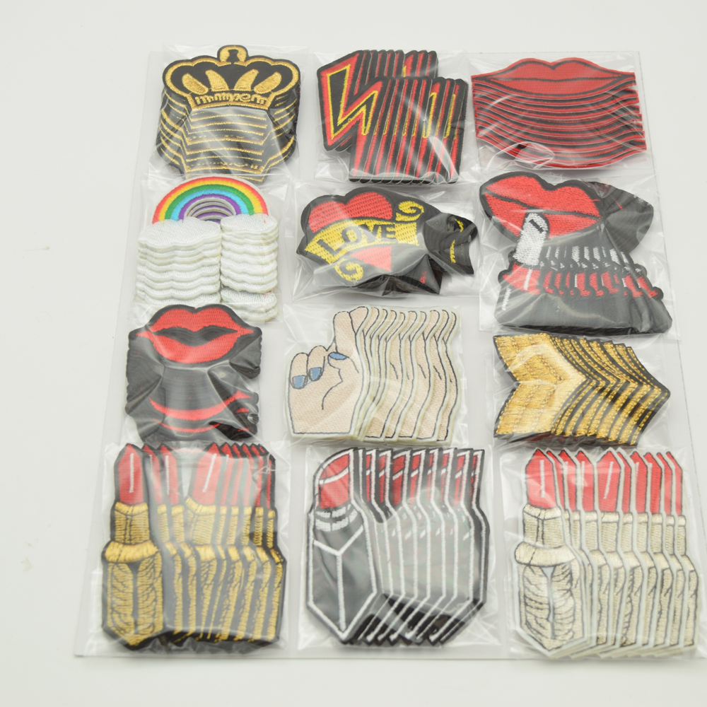 Mixed Mouth/crown /Lipstick/rainbow Embroidered Sew On / Iron On Patches Set Badge Bag Fabric Applique Craft, Black
Mixed Mouth/crown /Lipstick/rainbow Embroidered Sew On / Iron On Patches Set Badge Bag Fabric Applique Craft, Black