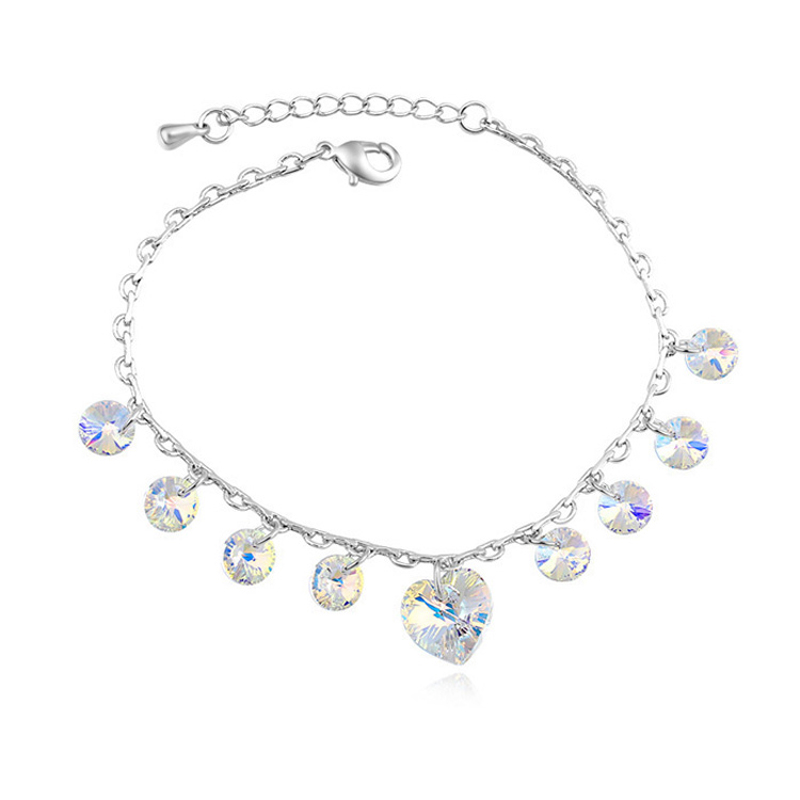 Top quality crystal heart charm box chain bracelet made with Austrian crystals from Swarovski for women gift wedding jewelry
Top quality crystal heart charm box chain bracelet made with Austrian crystals from Swarovski for women gift wedding jewelry