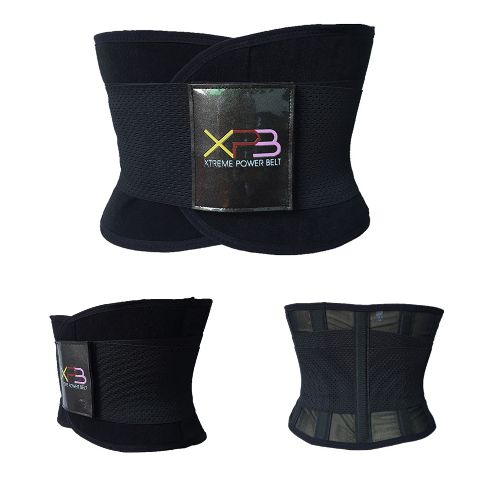 Xtreme Thermo Power Waist Cincher Underbust Control Corset Firm Waist Trainer Slimming Belly Hot Body Shaper Girdle Belt 9099
