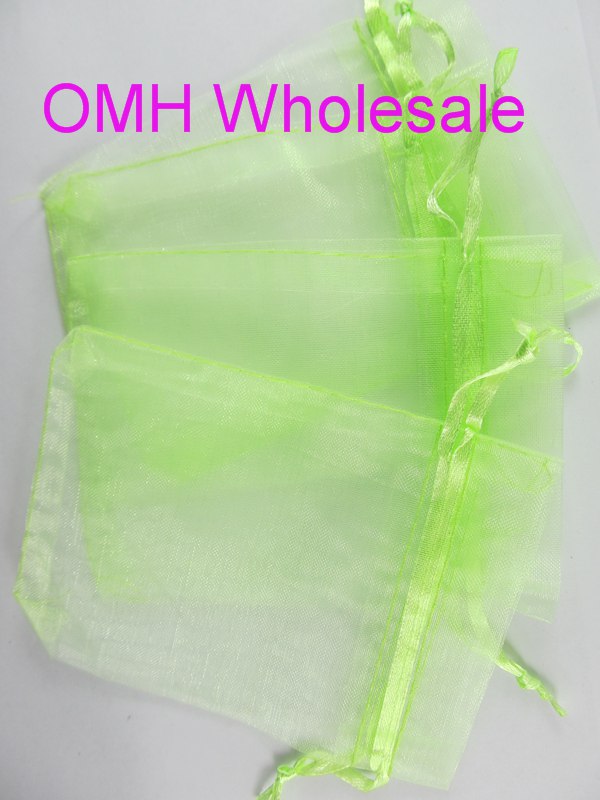 OMH whole 50pcs 15x20cm 25 variety color mixed nice chinese voile Christmas Wedding gift bag Organza Bags Jewlery Gift Pouch B