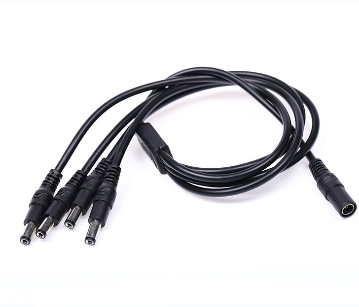 Hot 1 to 4 DC Power 4-Port Splitter Adapter Adaptor Cable CCTV Camera in home video Surveillance system