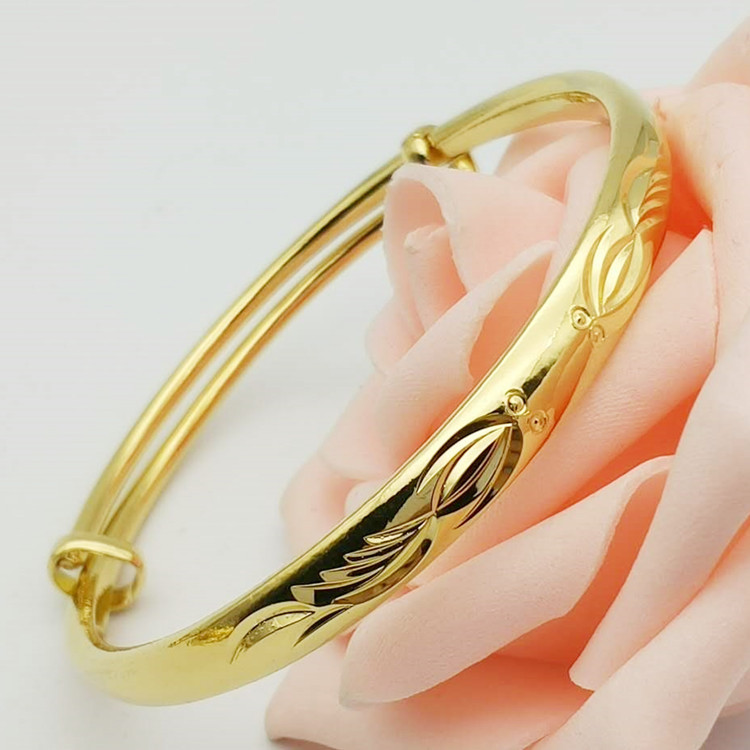 Good A++ Brass double flush solid round belly 6mm gold-plated bracelet FB508 mix order 20 pieces a lot Slap & Snap Bracelets