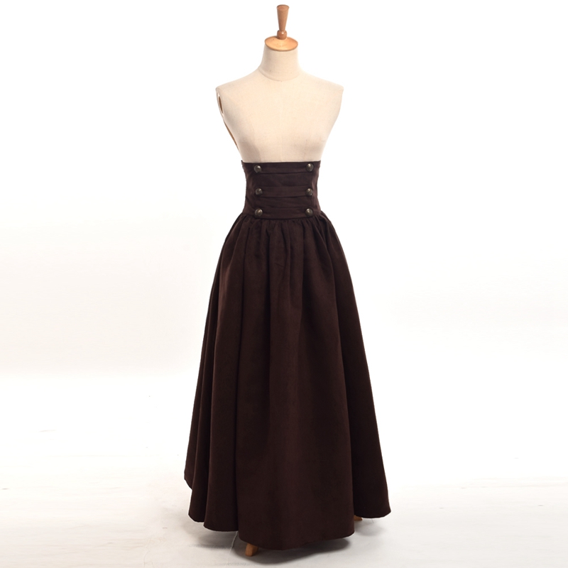 Victorian Civil War Steampunk Walk Skirt Women Vintage High Waist Gothic Lolita Skirts Blue/Green/Brown/Purple
Victorian Civil War Steampunk Walk Skirt Women Vintage High Waist Gothic Lolita Skirts Blue/Green/Brown/Purple