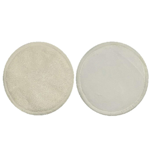 New Solid Color 100 PCS (50 pairs ) Bamboo Reusable Breast Pads Nursing Waterproof Organic Plain Washable Pad china manufacturer