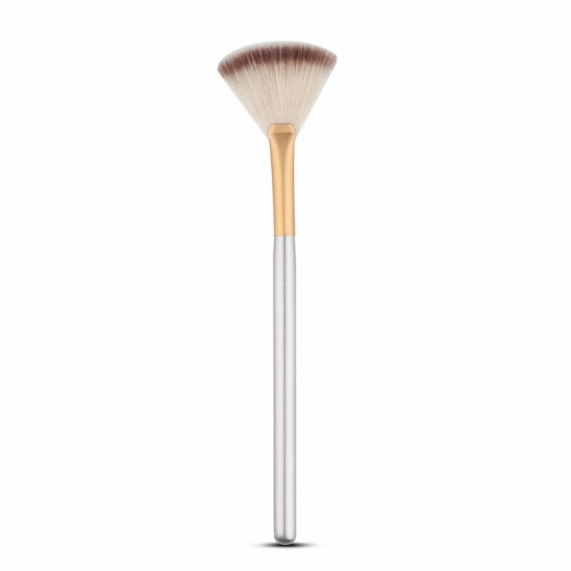 Fan-shaped Makeup Brush Portable Slim Professional Foundation Powder Makeup Brush fast shipping F20171074