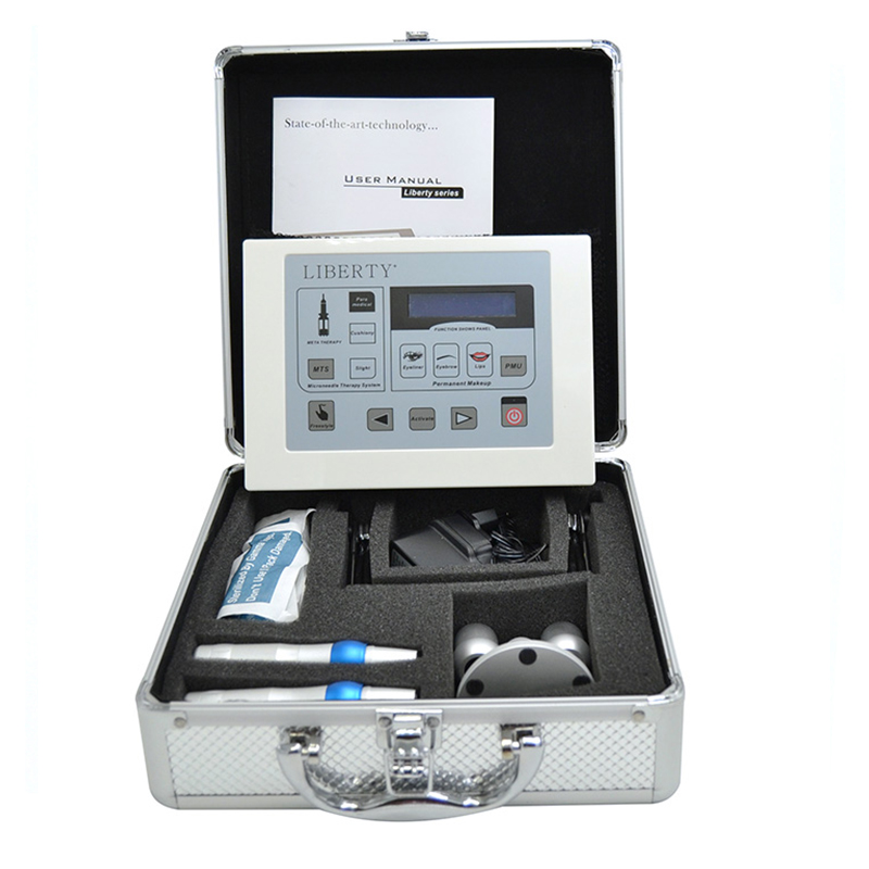 Liberty dermographe maquillage Permanent Makeup Digital Tattoo Machine with foot switch Cosmetic tattoo kit pen
