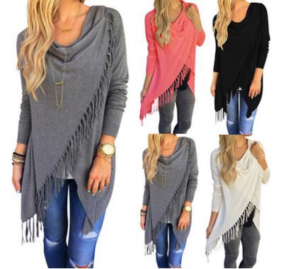 Europe Long Sleeve T-shirt Sexy Tank Tops for Women T shirts Tassel Women Clothes Dresses for Womens 2017 New Hot Women' Fringe Cardigan, White
Europe Long Sleeve T-shirt Sexy Tank Tops for Women T shirts Tassel Women Clothes Dresses for Womens 2017 New Hot Women' Fringe Cardigan, White