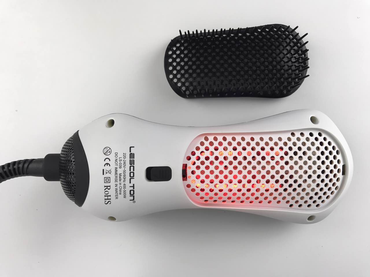 Detangle & Dry IR Infrared Hair Brush Heat Styling Tools Detangling Dryer Brushes Thermostat For Beauty & Hair Style Maker Hair by DHL