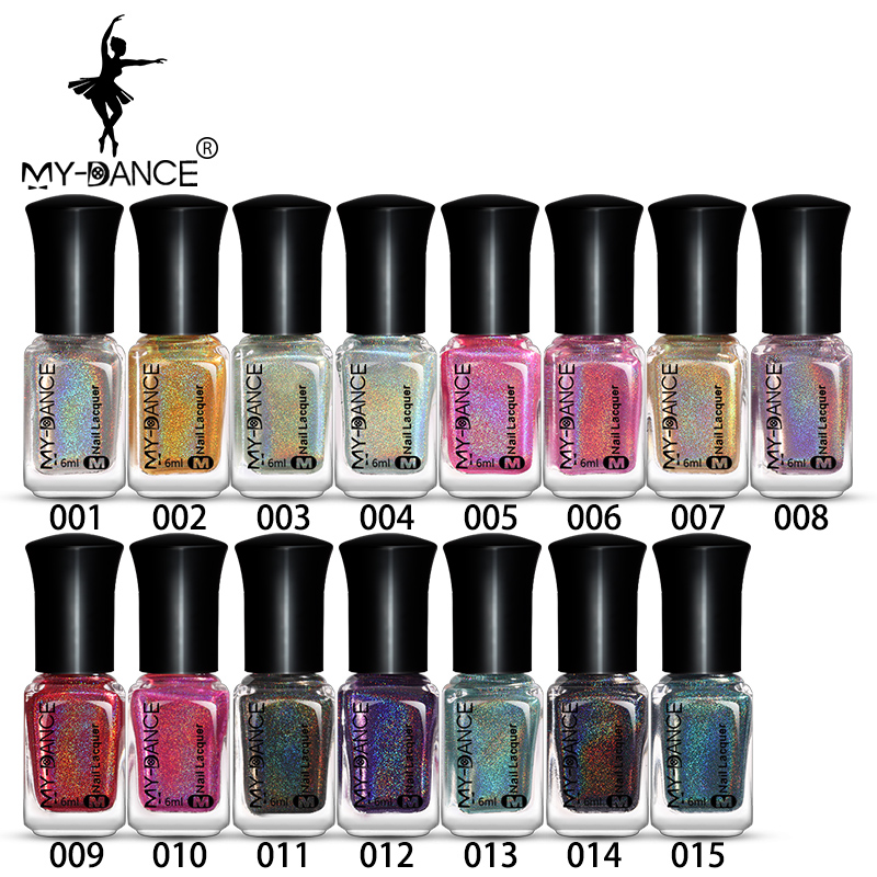 Top Quality My Dance Factory Price Environmental Fantasy Diamond Laser Nail Art Nail Gel Polish
