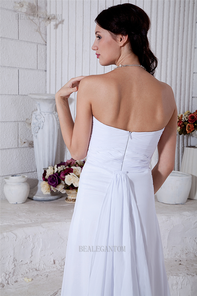 new elegant real photo chiffon wedding dresses sweetheart aline plus size wedding party bridal gowns bm35