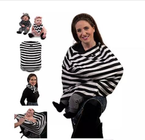 Nursing Buggy Cover Print Stripe Scarf Stroller Pram Car Seat Cover 4 in 1 Baby Cotton Breastfeeding Canopy Blanket Cart Chair Covers J412
Nursing Buggy Cover Print Stripe Scarf Stroller Pram Car Seat Cover 4 in 1 Baby Cotton Breastfeeding Canopy Blanket Cart Chair Covers J412