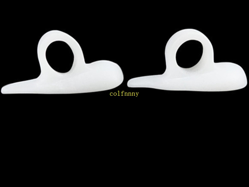 200pcs(=100pairs)/lot Fast shipping Soft Silicone Silipos Gel Toe Separator Crest Hammer Toe Claw Mallet Toe Straightener Aid