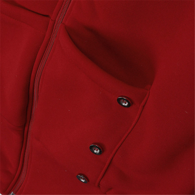 Wholesale- Autumn Winter Women Hoodies 2017 Stylish Leopard Fleece Hooded Sweatshirt Female Casual Slim Long Pockets Outwear Coat Plus Size