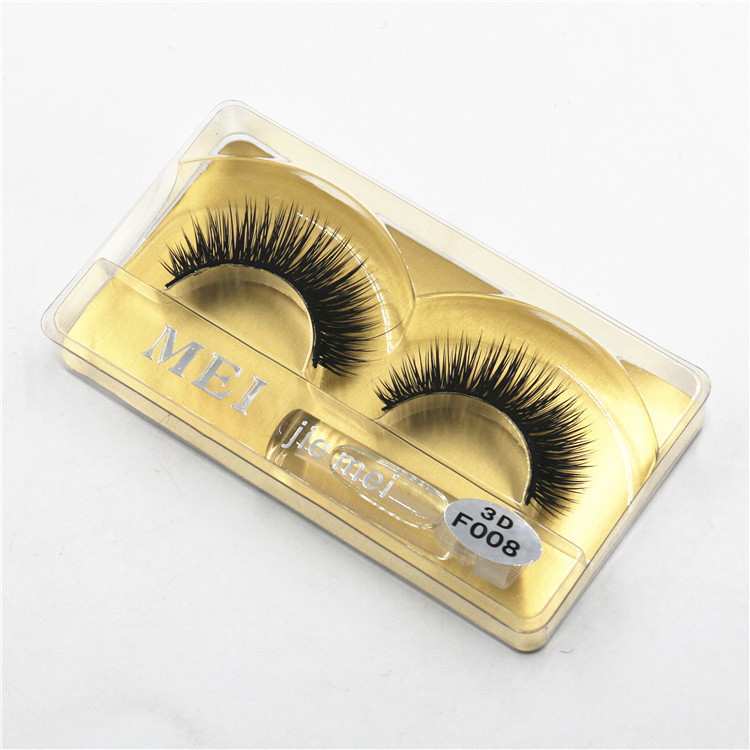 Wholesale-F008/100%Supernatural Lifelike handmade false eyelash 3D strip mink lashes thick fake faux eyelashes Makeup beauty
Wholesale-F008/100%Supernatural Lifelike handmade false eyelash 3D strip mink lashes thick fake faux eyelashes Makeup beauty