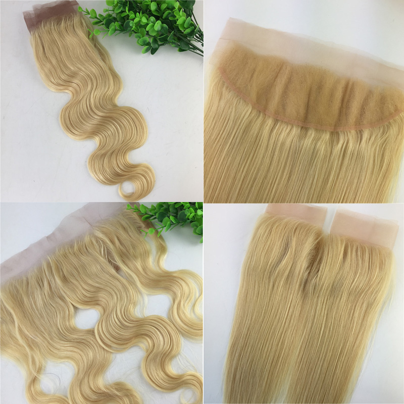 13x4 Brazilian Lace Frontal Closure 613 Bleached Blonde Human Virgin Hair Straight Body Wave Bleached Knots Free Part
13x4 Brazilian Lace Frontal Closure 613 Bleached Blonde Human Virgin Hair Straight Body Wave Bleached Knots Free Part
