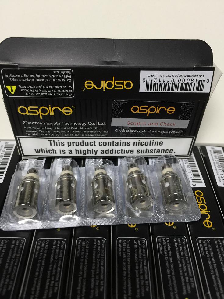 Aspire BVC Coil Bottom Vertical Coil Much taste Suit For K1 K2 K3 CE5 CE5-S ET ET-S Maxi Vivi Nova-S Atomizer TPD Original
Aspire BVC Coil Bottom Vertical Coil Much taste Suit For K1 K2 K3 CE5 CE5-S ET ET-S Maxi Vivi Nova-S Atomizer TPD Original