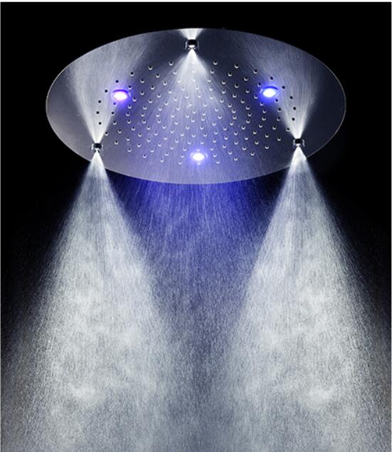 500mm Brass Round Ceiling Monsoon shower thermostatic switch LED top shower lamps Lateral massage acupuncture spray jets 8009
500mm Brass Round Ceiling Monsoon shower thermostatic switch LED top shower lamps Lateral massage acupuncture spray jets 8009