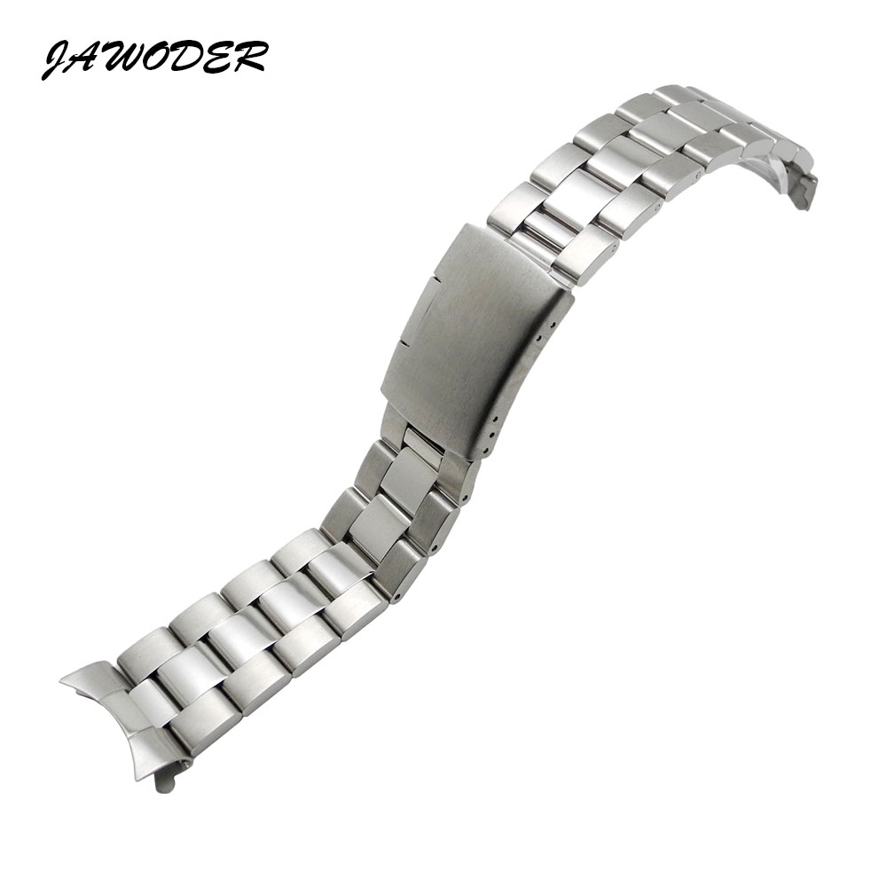 JAWODER Watch band 18 19 20 22 23 24mm Silver Pure Solid Stainless Steel Polishing+Brushed Watch Strap Deployment Buckle Bracelets
JAWODER Watch band 18 19 20 22 23 24mm Silver Pure Solid Stainless Steel Polishing+Brushed Watch Strap Deployment Buckle Bracelets