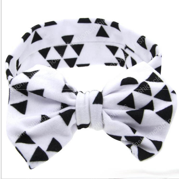 Newborn Flowers Print Floral Butterfly Bow Elastic Hair band Girls Turban Knot Headbands Children girls Headwear Baby Hair Accessories