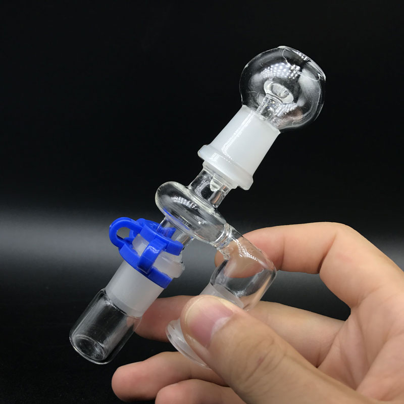 Glass Reclaim Catcher 14mm 18mm Male Female Joint Glass Adapter 45/90 degrees With Keck Clips For Glass Bong Oil Rig
Glass Reclaim Catcher 14mm 18mm Male Female Joint Glass Adapter 45/90 degrees With Keck Clips For Glass Bong Oil Rig