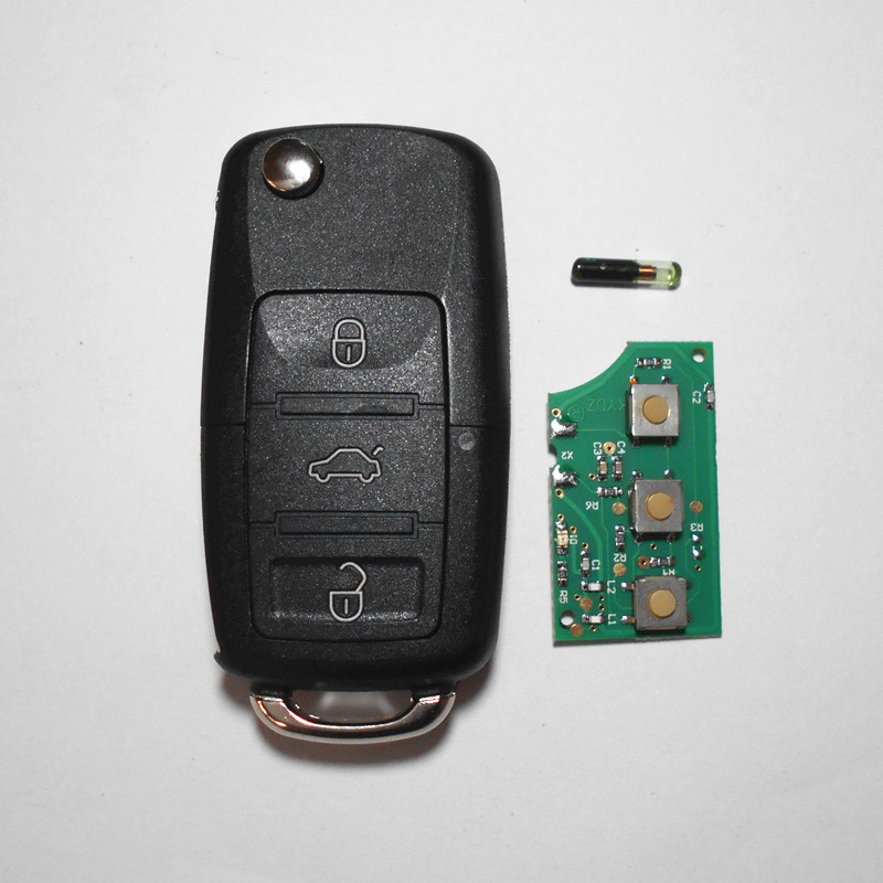 Seat Altea Ibiza Leon Toledo Car Auto Key 434MHz ID48 Chip 1K0959753N 753N