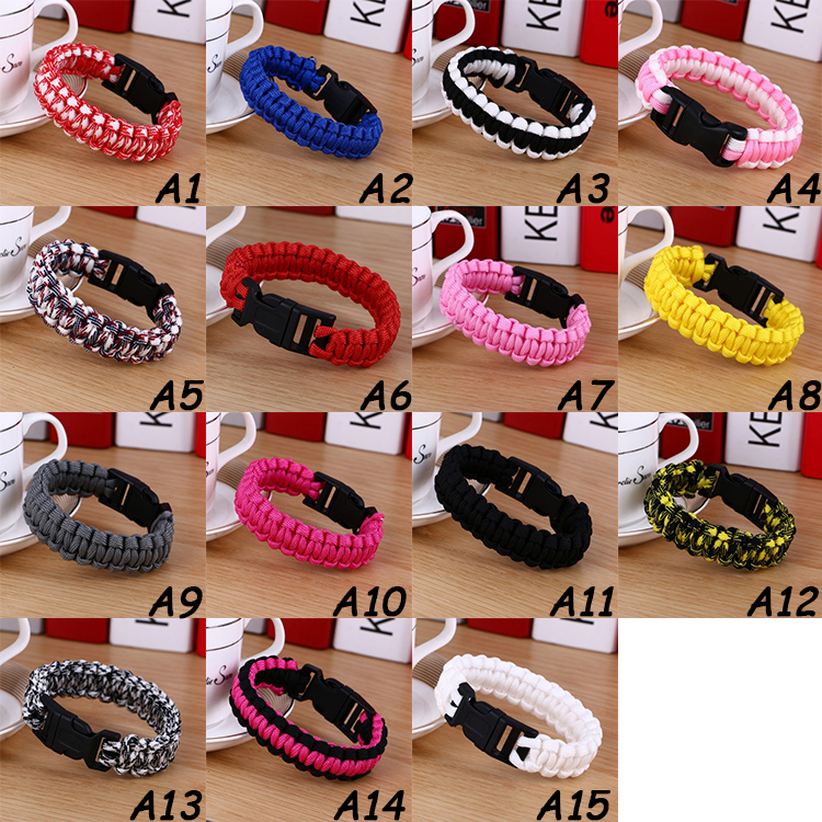 Outdoor Survival Bracelet Cobra Paracord Parachute Cord Bracelets Military Emergency Survival Bracelet Men Charm Bracelets Unisex
Outdoor Survival Bracelet Cobra Paracord Parachute Cord Bracelets Military Emergency Survival Bracelet Men Charm Bracelets Unisex