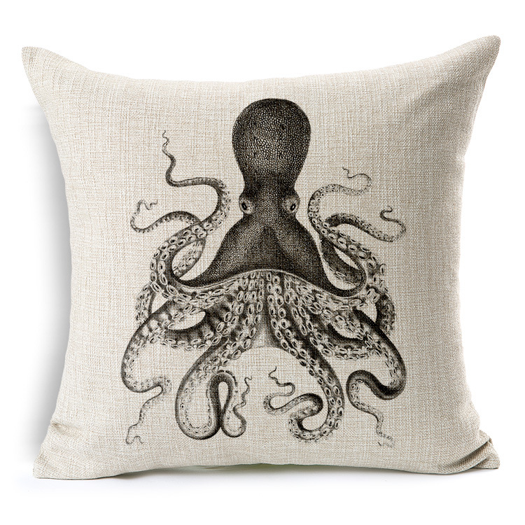Squid Octopus Cushion Cover Simple Thick Cotton Linen Sofa Pillow Cover Scandinavia Square Throw Pillow Cases for Bedroom 45cm45c
Squid Octopus Cushion Cover Simple Thick Cotton Linen Sofa Pillow Cover Scandinavia Square Throw Pillow Cases for Bedroom 45cm45c