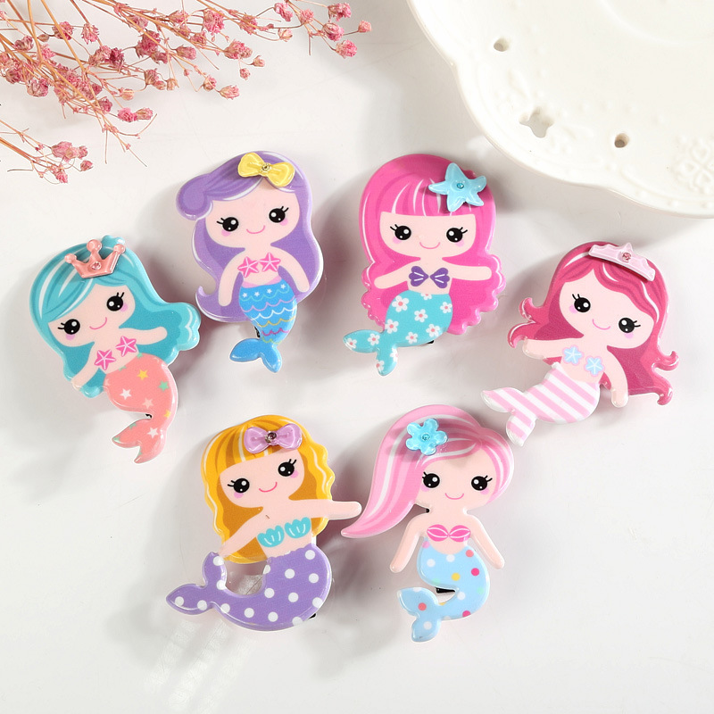 Pretty Gifts Mermaid Hair Clip Beauty Princess Baby Barrette Blonde Girl Toddler Hairpin Novelty Cartoon Girl Hair Pinch Grips A7400, Mix style randomly send
Pretty Gifts Mermaid Hair Clip Beauty Princess Baby Barrette Blonde Girl Toddler Hairpin Novelty Cartoon Girl Hair Pinch Grips A7400, Mix style randomly send
