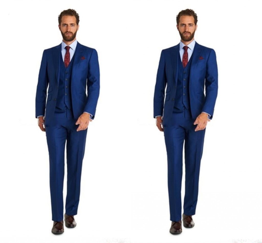 Cheap Three piece Tuxedos wedding male suit blue tie suit style mens custom Made suit Free shipping, Royal blue
Cheap Three piece Tuxedos wedding male suit blue tie suit style mens custom Made suit Free shipping, Royal blue