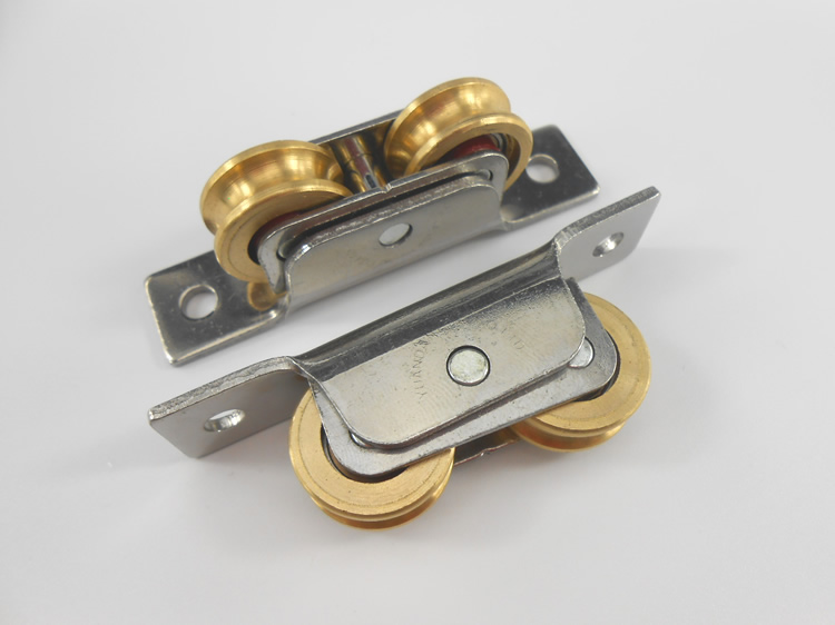 Furniture Caster Plastic Steel Sliding Door Pulley Cabinet Wardrobe Wheel Window Roller Household Hardware Part