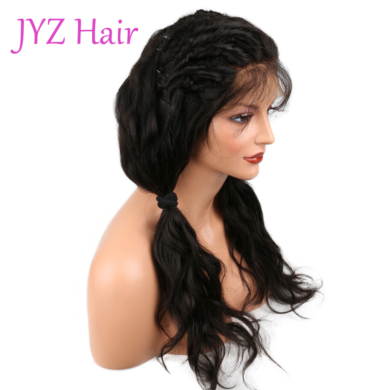 Glueless Full Lace wig Brazilian Malaysian High Quality Lace Front Wig Body Wave Virgin Human Hair Lace Wigs With Fast Shipping