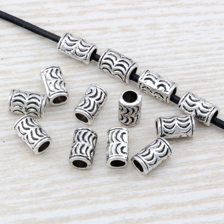 200pc Antique silver Zinc Alloy Crescent Tube Spacer Bead For Jewelry Making Bracelet Necklace DIY Accessories 6x10mm D15
200pc Antique silver Zinc Alloy Crescent Tube Spacer Bead For Jewelry Making Bracelet Necklace DIY Accessories 6x10mm D15