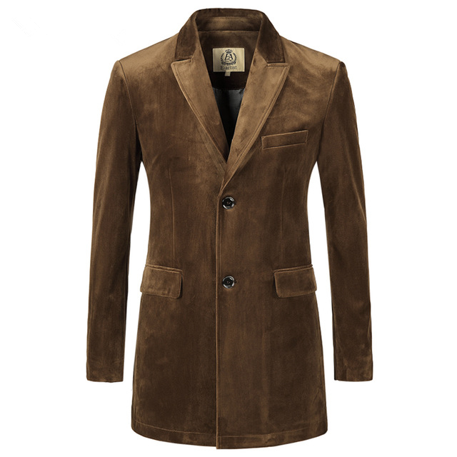 Mens Slim Fit Long Solid Velvet Blazer Jackets Causal Suit Outwear Coats Overcoats Plus Size Wine Camel S-5XL X36
Mens Slim Fit Long Solid Velvet Blazer Jackets Causal Suit Outwear Coats Overcoats Plus Size Wine Camel S-5XL X36
