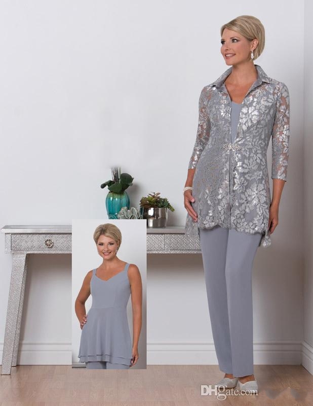 2019 New Arrival Three Pieces Mother Of the Bride Plus Size Pant Suit Scalloped Neck Mothers Suit With Lace Jacket
2019 New Arrival Three Pieces Mother Of the Bride Plus Size Pant Suit Scalloped Neck Mothers Suit With Lace Jacket
