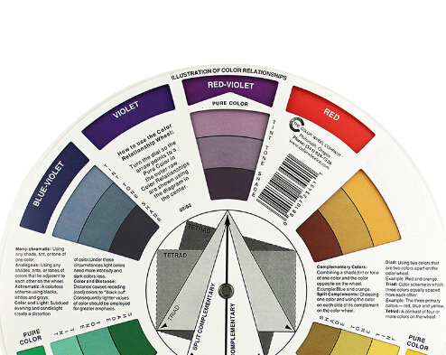 Tattoo Pigment Color Wheel Chart Supplies Art Paper Mix Studio Helpful Round Free Shipping