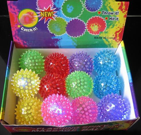 3PC/lot Flashing Light Up Spikey Balls Toy High Bouncing Balls Fun Novelty Sensory Hedgehog Ball Random Color
3PC/lot Flashing Light Up Spikey Balls Toy High Bouncing Balls Fun Novelty Sensory Hedgehog Ball Random Color