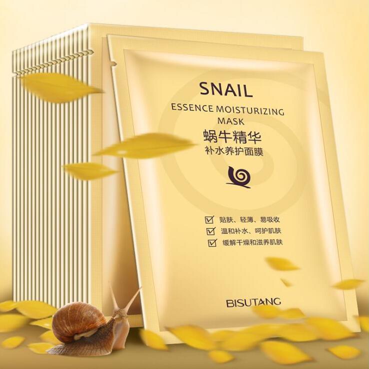 BISUTANG Snail Essence Moisturizing Mask Hydrating Mask Oil Control Facial Masks Smooth Face Mask Skin Care
BISUTANG Snail Essence Moisturizing Mask Hydrating Mask Oil Control Facial Masks Smooth Face Mask Skin Care