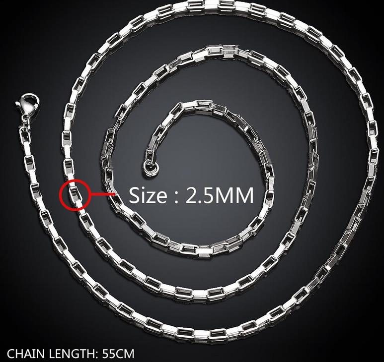 Necklaces High Quality 316L Stainless Steel 45cm 50cm 55cm 60cm Figaro Chains Necklaces Stainless Steel Never fade necklaces jewelry