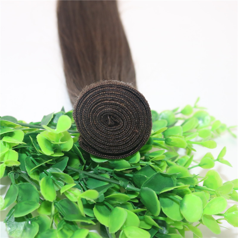 8A Dark Brown #4 Brazilian Hair Bundles 10-30 Double Drown Human Hair Wefts Straight Hair Weaves Free Fast Shipping