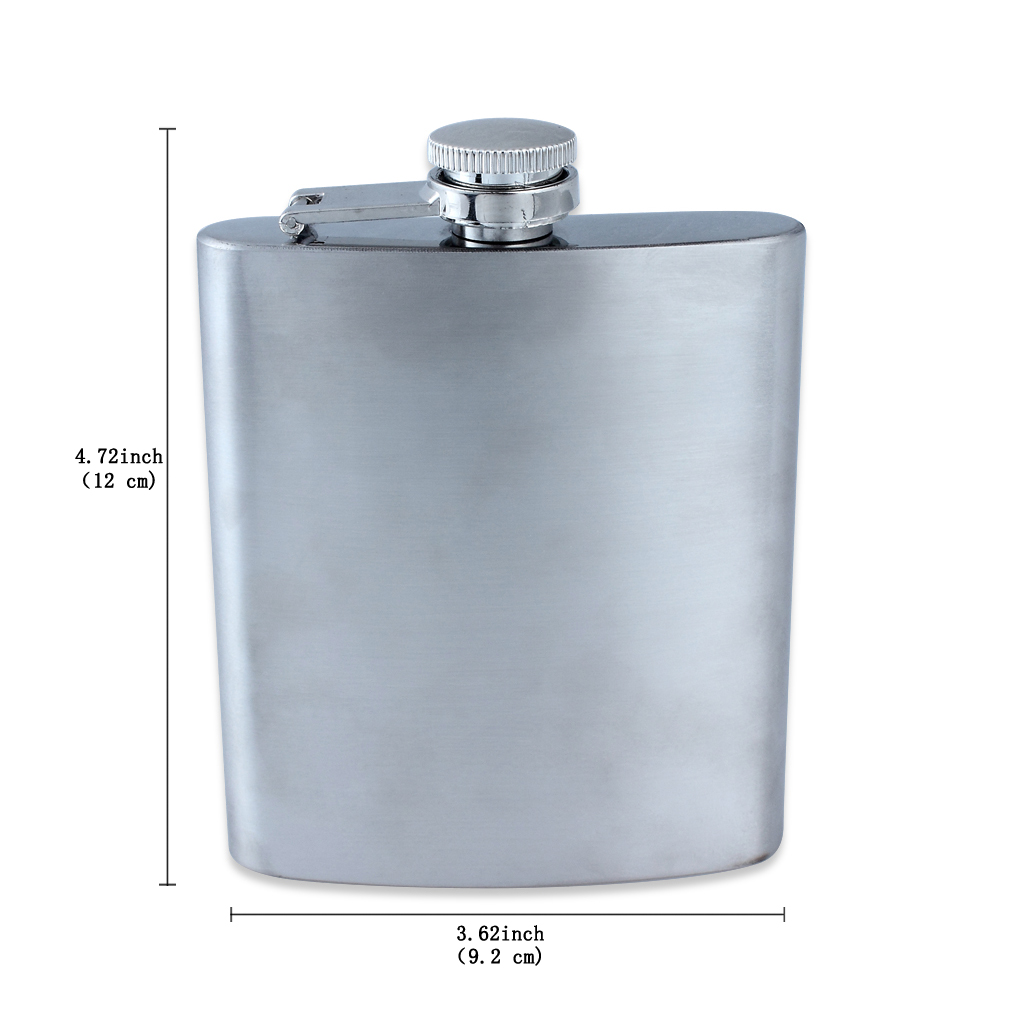 Fine Stainless Steel Hip Flasks Flagon Kettle Srinks 7OZ Portable For Men Hip Flasks Pocket Hot Sale
Fine Stainless Steel Hip Flasks Flagon Kettle Srinks 7OZ Portable For Men Hip Flasks Pocket Hot Sale