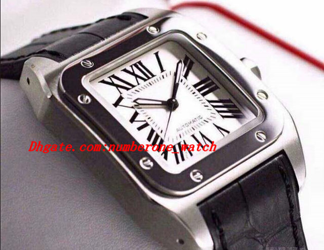 Brand New Hot Sell Men's 100 XL W200737G Leather Luxury silver Movement Wrist Watches Mens Automatic Mechanical Watch, Black
Brand New Hot Sell Men's 100 XL W200737G Leather Luxury silver Movement Wrist Watches Mens Automatic Mechanical Watch, Black