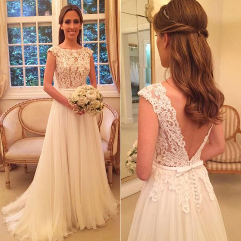 Elegant 2017 Ivory Lace Top Tulle Skirt Wedding Dresses Sexy Backless Ruched Long Bridal Gowns Custom Made China EN12085, White
Elegant 2017 Ivory Lace Top Tulle Skirt Wedding Dresses Sexy Backless Ruched Long Bridal Gowns Custom Made China EN12085, White