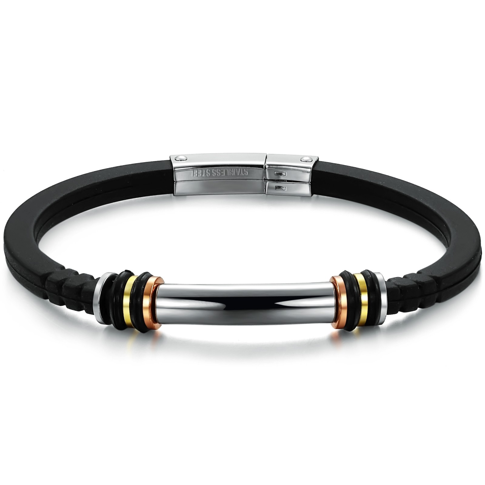 New Style Silicone Jewelry Individuality Simple Type Men's Bracelet Top Quality 20cm Length Charm Bracelet PH819
New Style Silicone Jewelry Individuality Simple Type Men's Bracelet Top Quality 20cm Length Charm Bracelet PH819
