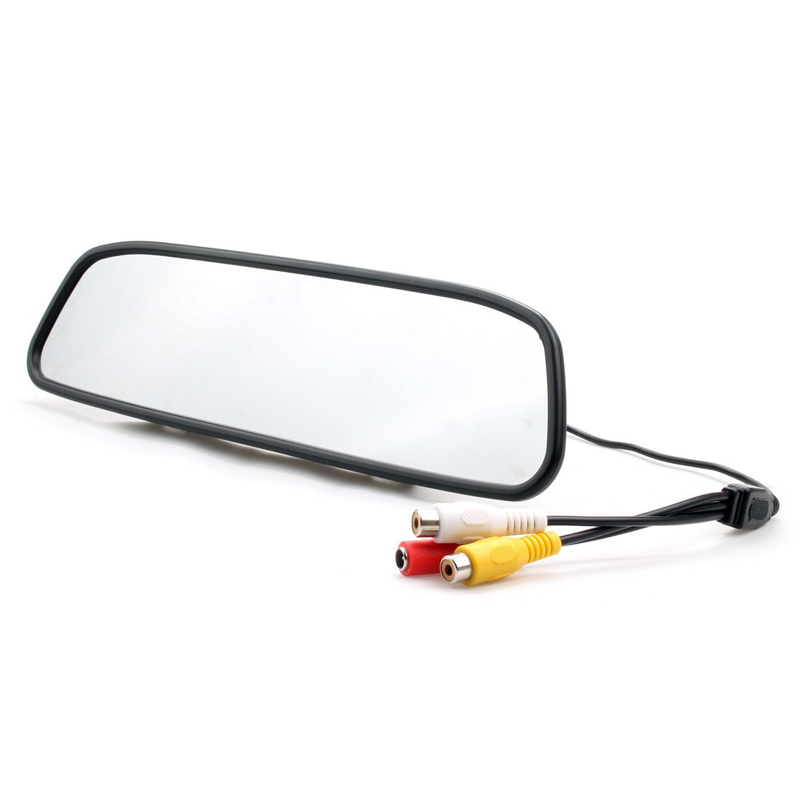 4.3 inch LCD Car Auto Rear View Mirror Monitor With Waterproof IR Night Vision Reversing Backup Camera
