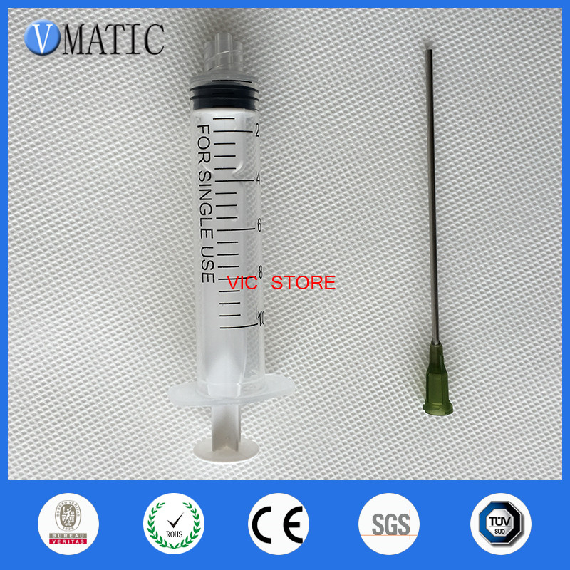 10ml/10cc Luer Lock Dispensing Syringes with 14G Blunt Tip Fill Needles 9.5CM tubing Length, glue dispensing syringe
10ml/10cc Luer Lock Dispensing Syringes with 14G Blunt Tip Fill Needles 9.5CM tubing Length, glue dispensing syringe