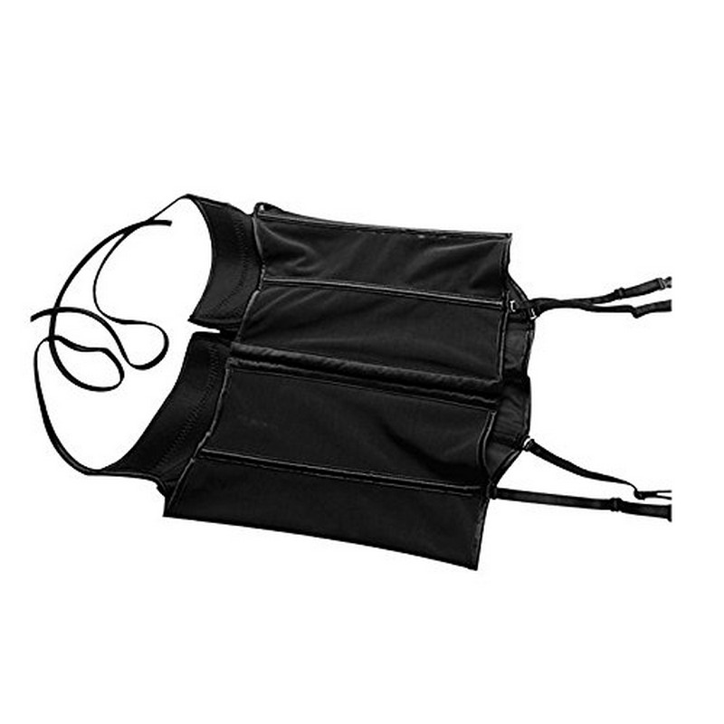 Women's Black Sheer Floral Lace Sexy Lingerie Like Girdle Waist Cincher Mesh Halter Overbust Bustier Corset with Garter Belts 3 Styles